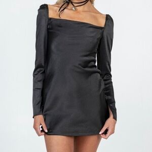 Princess Polly Star Power Mini Dress Black 2